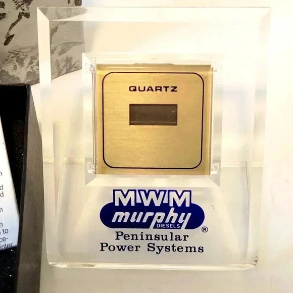 Automatic Digital Clock Calendar Quartz MWM Murphy Diesels Peninsular Power - Picture 2 of 3